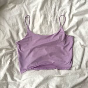 Romwe Crop Top ~ Lavender M